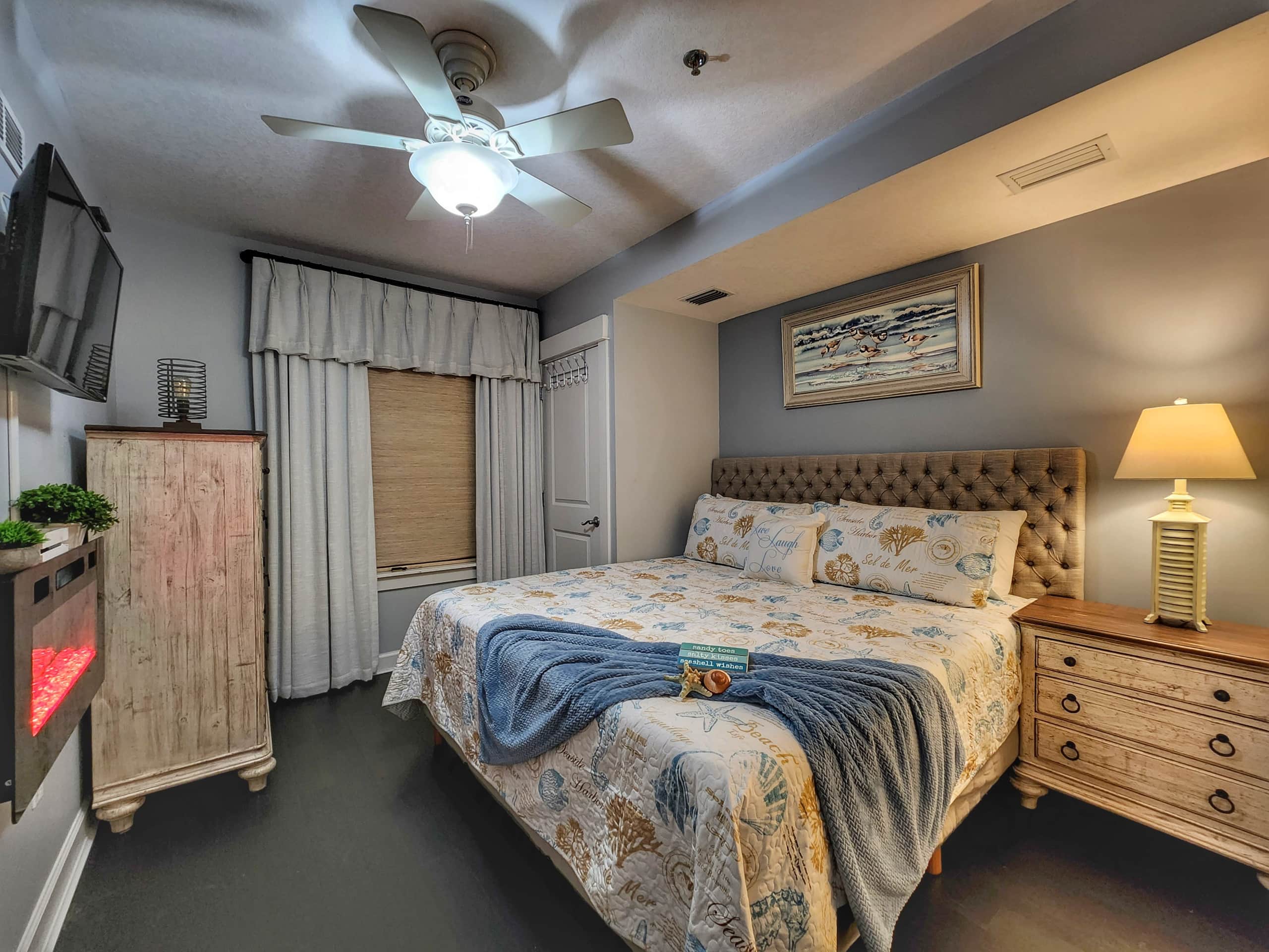 Soak in King size bed and enjoy the Fireplace. Grand Panama 2-1006, Grand Panama Beach Resort, Tower 2.