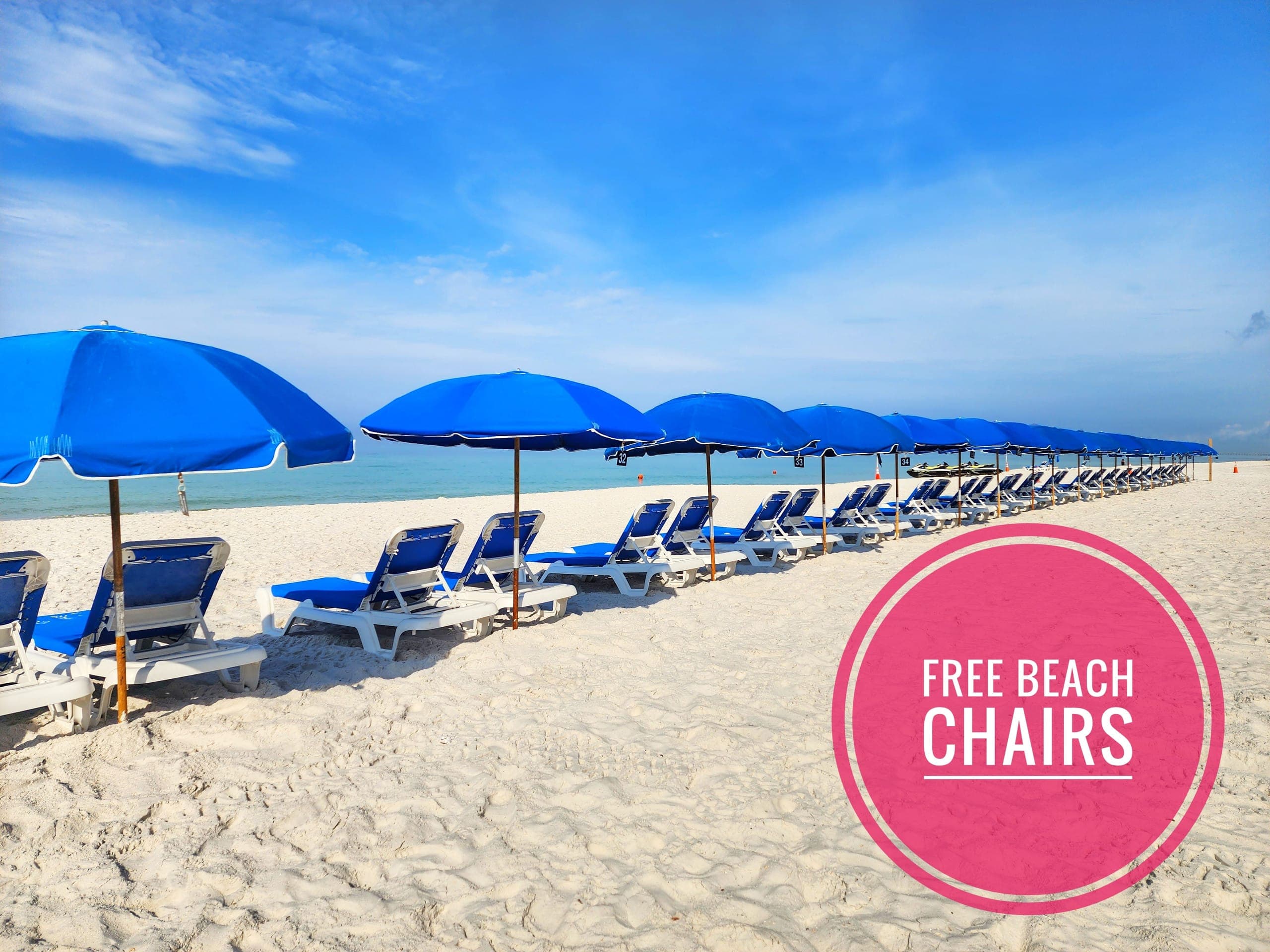 Complementary beach chairs comes with our unit 50 day 350 we. Summit 810, The Summit.