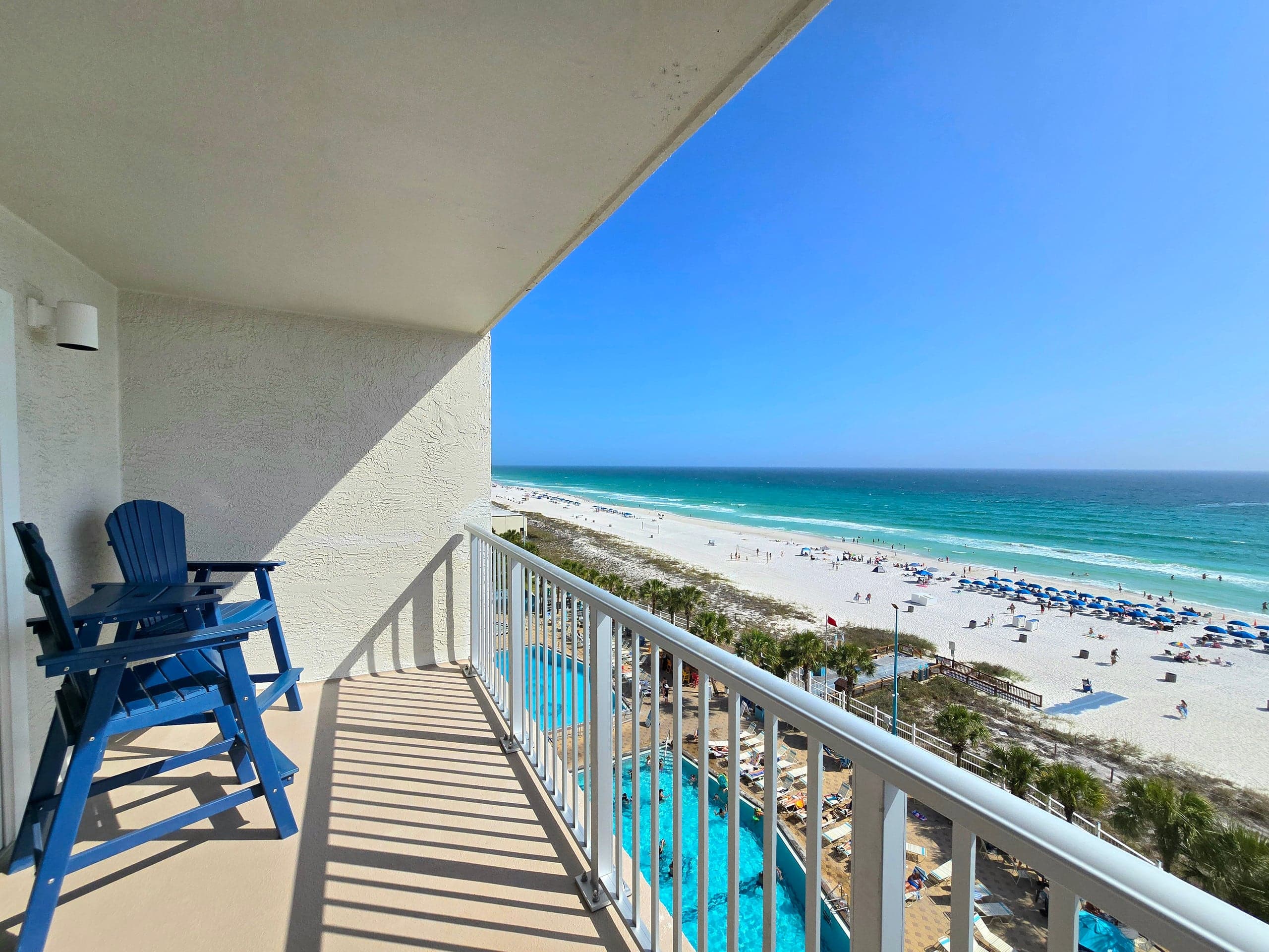 Welcome to direct beachfront condo The Summit unit 810. It c. Summit 810, The Summit.